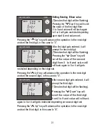 Preview for 31 page of Sifam Tinsley Theta 30P Operating Manual