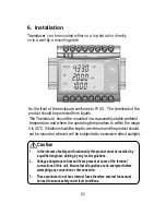 Preview for 62 page of Sifam Tinsley Theta 30P Operating Manual