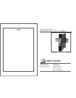 Preview for 1 page of Sifam Tinsley THETA 60R Operating Instructions Manual