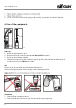 Preview for 6 page of SifGun Evolution EXTMT3004 Operation Instructions Manual