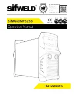 Preview for 1 page of SifWeld MTS250 TSX1D250MTS Operation Manual