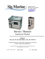 Sig Marine 100 Instruction Manual предпросмотр