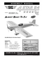 Preview for 1 page of SIG 4-STAR 54 EG ARF Assembly Manual