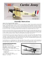 Preview for 2 page of SIG Curtiss Jenny Assembly Manual