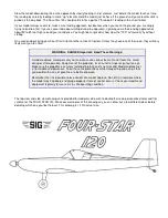 Предварительный просмотр 28 страницы SIG Four-Star 120 Building And Flying Instructions