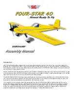 Предварительный просмотр 1 страницы SIG FOUR-STAR 40 ARF Assembly Manual