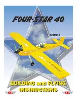 SIG Four-Star 40 SIGRC44 Building And Flying Instructions предпросмотр