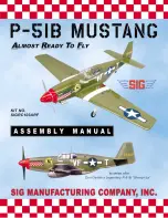 SIG P-51B Mustang Assembly Manual предпросмотр