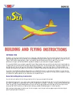 Предварительный просмотр 1 страницы SIG RISER SIGRC52 Building And Flying Instructions