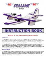 Предварительный просмотр 1 страницы SIG Sealane Instruction Book