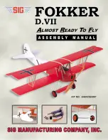 Preview for 1 page of SIG SIGRC95ARF Fokker D.VII Assembly Manual