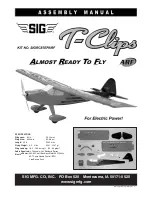 SIG T-Clips EP ARF Assembly Manual предпросмотр