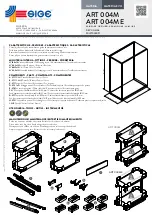 Предварительный просмотр 1 страницы SIGE ART 004M Manual