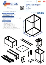 Предварительный просмотр 1 страницы SIGE WASTEBIN 300 Installation Manual