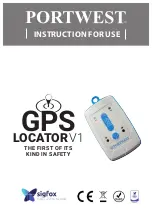 Sigfox PORTWEST GPS LOCATOR V1 Instructions For Use Manual предпросмотр