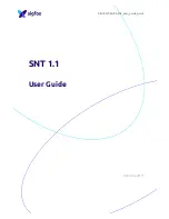 Sigfox SNT1.1-1 User Manual preview