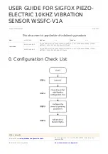 Preview for 1 page of Sigfox WSSFC-V1A-8-01 User Manual