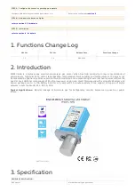 Предварительный просмотр 2 страницы Sigfox WSSFCB-NH3 User Manual