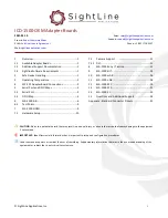 SightLine ICD-1500-OEM Manual preview