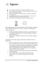 Предварительный просмотр 3 страницы Sigicom 080-05222-0 Manual