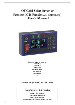 Preview for 1 page of Sigineer Power MCRLCD User Manual