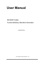 SIGLENT SDG5000 series User Manual preview