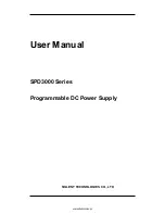 SIGLENT SPD3000 Series User Manual предпросмотр