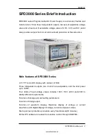 Preview for 6 page of SIGLENT SPD3000 Series User Manual