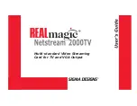 Preview for 1 page of Sigma Designs Realmagic NetStream 2000TV User Manual