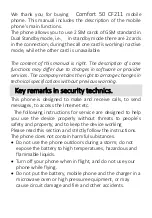 Sigma mobile Comfort 50 CF211 Manual preview