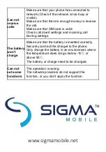 Preview for 25 page of Sigma mobile Comfort 50 Grand User Manual