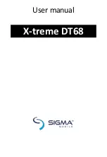 Preview for 1 page of Sigma mobile X-treme DT68 User Manual