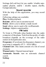 Preview for 22 page of Sigma mobile X-treme IT67m User Manual