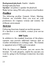 Preview for 23 page of Sigma mobile X-treme IT67m User Manual