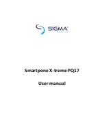 Sigma mobile X-treme PQ17 User Manual preview