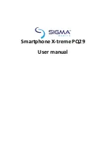 Sigma mobile X-treme PQ29 User Manual preview