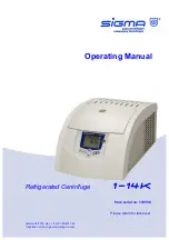 Предварительный просмотр 1 страницы Sigma 1-14 Operating Manual