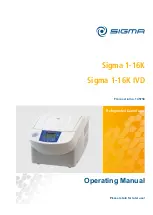 Preview for 1 page of Sigma 1-16K Operating Manual