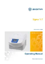 Предварительный просмотр 1 страницы Sigma 1-7 Operating Manual