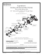 Предварительный просмотр 1 страницы Sigma 18.30.171 Installation Instructions Manual