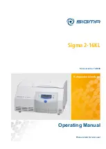 Sigma 2-16KL Operating Manual preview