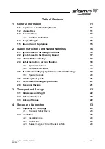 Предварительный просмотр 7 страницы Sigma 2-16PK Operating Manual