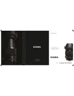 Предварительный просмотр 1 страницы Sigma 24-105mm F4 DG OS HSM Specifications