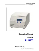 Sigma 3-16P Operating Manual предпросмотр