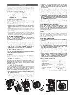 Preview for 1 page of Sigma 486 Instruction Booklet