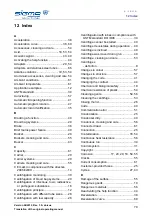 Предварительный просмотр 79 страницы Sigma 6-16HS Operating Manual