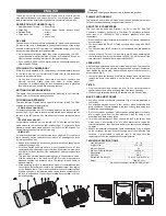 Sigma 691 Instruction Booklet предпросмотр