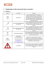 Preview for 12 page of Sigma BMR 20 Instruction, Use And Maintenance Manual