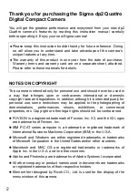 Preview for 2 page of Sigma C81900 User Manual