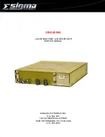 Preview for 1 page of Sigma CBG-2655A Service Manual